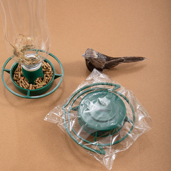 Independence Κρεμαστός αυτόματος τροφοδότης πουλιών - Πολυπροπυλένιο, για ενυδρείο, Ολοκληρωμένο σύστημα αυτοματοποίησης ταΐσματος, 200 τεμάχια ανά κουτί