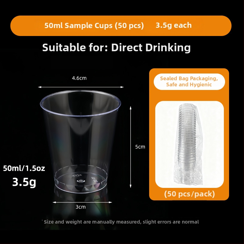 PS plastični čašica za deserte – jednokratna mousse čašica za sladoled i deserte, srebrni toplinski otisak, bez poklopca, kapaciteti 50ml 270ml 200ml