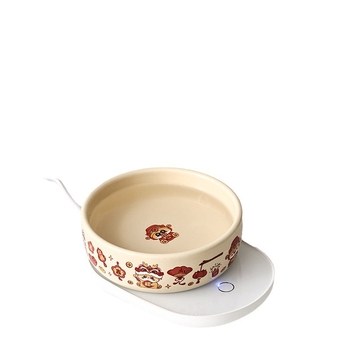 Κεραμικό μπολ νερού και φαγητού γάτας με αυτόματη τροφοδοσία και νερό σε σταθερή θερμοκρασία (Υλικό: Κεραμικό; Προέλευση: Κουαντζόου; Αυτόματη τροφοδοσία: Ναι; Συσκευασία: 36 τεμάχια)