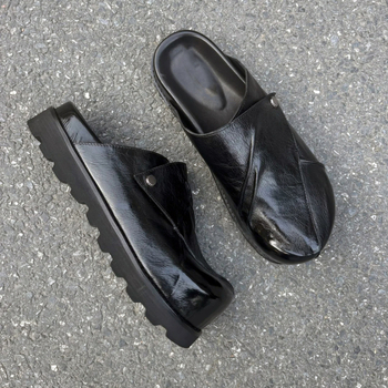 Muške Wrap-Toe Drag sandale za vanjsku upotrebu, Slip-On, gornji dio od umjetne kože, potplat od kompozita, kod Z900