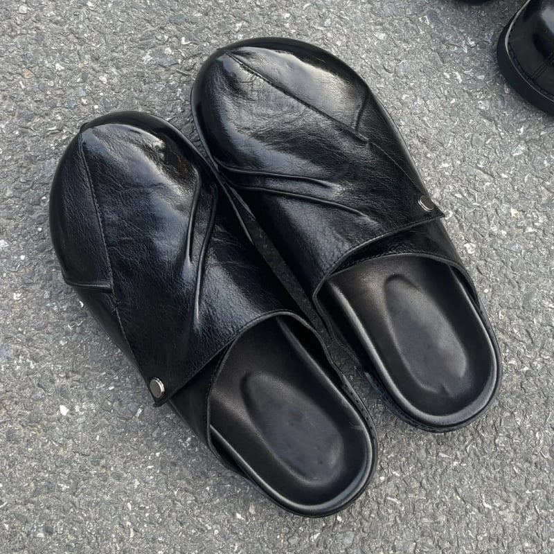 Muške Wrap-Toe Drag sandale za vanjsku upotrebu, Slip-On, gornji dio od umjetne kože, potplat od kompozita, kod Z900