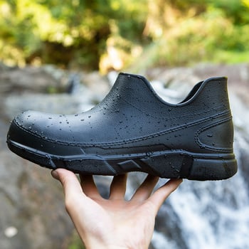 BANLE Kuharske kišne čizme - lagana EVA gornja, gumena đon, unisex kratke čizme sa srednjom petom (3-5 cm), za četiri sezone