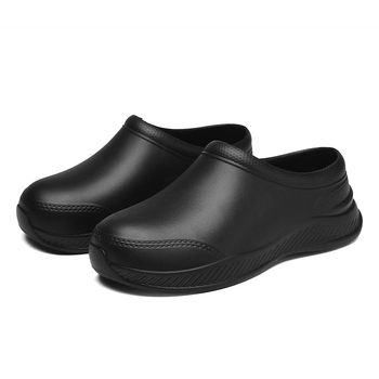 Pantofi de bucătărie unisex cu EVA pe partea superioară și talpă EVA, anti-derapare, impermeabili și rezistenți la ulei, respirabili