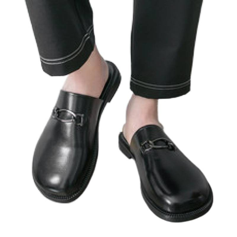 Muške slip-on kožne loaferice od nubuka, šivana konstrukcija, rimski stil, proljeće 2026