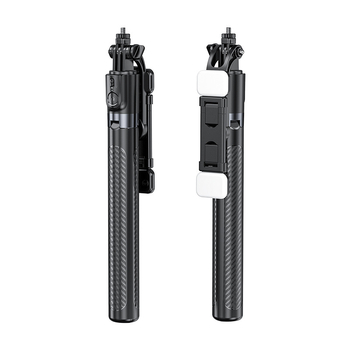 Selfie stick με ενσωματωμένο τρίποδο δαπέδου (X6 εκτεταμένη έκδοση) – ανοξείδωτος χάλυβας + ABS, Bluetooth τηλεχειριστήριο, σταθεροποίηση εικόνας, δυνατότητα προσαρμογής