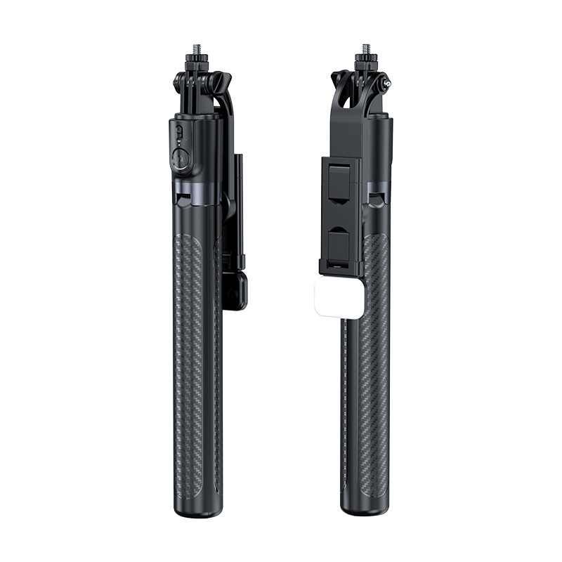 Selfie stick με ενσωματωμένο τρίποδο δαπέδου (X6 εκτεταμένη έκδοση) – ανοξείδωτος χάλυβας + ABS, Bluetooth τηλεχειριστήριο, σταθεροποίηση εικόνας, δυνατότητα προσαρμογής