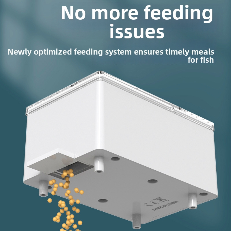 Peaceful Treasure Bluetooth WiFi αυτόματος ταϊστής ενυδρείου, 4 θύρες ταΐσματος, USB διεπαφή, απομακρυσμένος έλεγχος