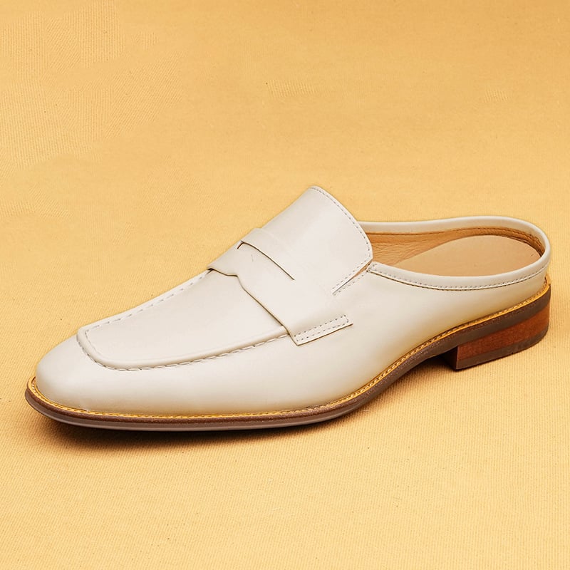 Muške kožne slip-on mokasine – gornji dio od kože krava, unutarnja koža svinje, potplat od kompozitnog materijala