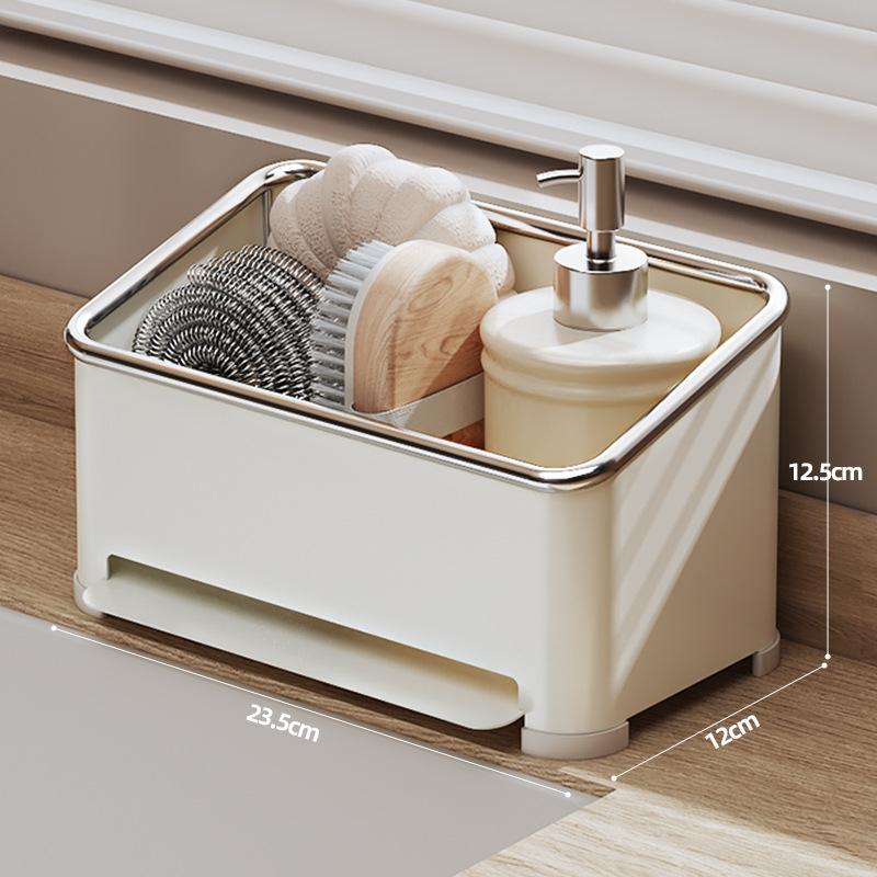 Okrugli metalni stalak za odvodnju, zidni kuhinjski organizator u nordijskom stilu