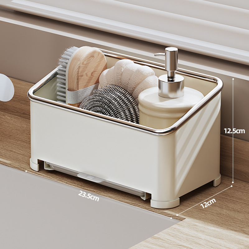 Okrugli metalni stalak za odvodnju, zidni kuhinjski organizator u nordijskom stilu