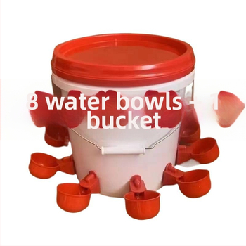 Αυτόματη ποτίστρα νερού για πτηνά — για κοτόπουλα, περιστέρια και ορτύκια; υλικό: πολυαιθυλένιο (PE); προέλευση: Κίνα; κατάλληλα αντικείμενα: ενυδρεία