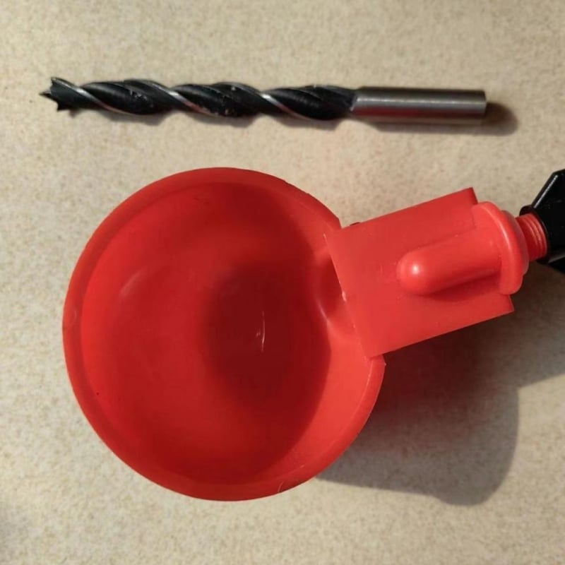 Αυτόματη ποτίστρα νερού για πτηνά — για κοτόπουλα, περιστέρια και ορτύκια; υλικό: πολυαιθυλένιο (PE); προέλευση: Κίνα; κατάλληλα αντικείμενα: ενυδρεία