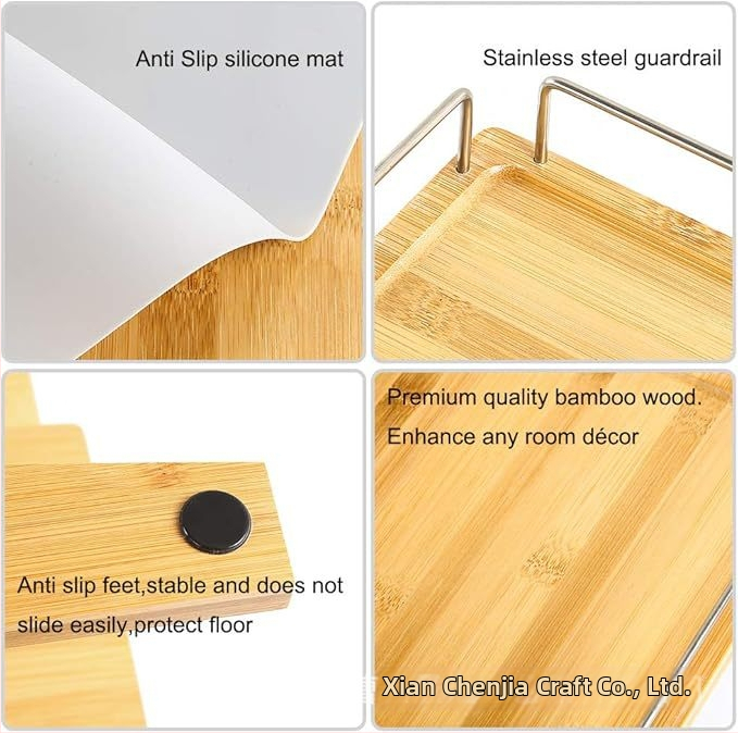 Ξύλινο ράφι για μπολ γάτας, ρυθμιόμενο ύψος και προστασία του λαιμού, Chenjia