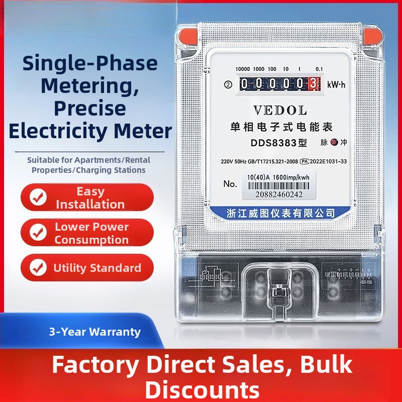 Digitálny inteligentný elektromer 220V, jednofázový, pre rezidenčné použitie