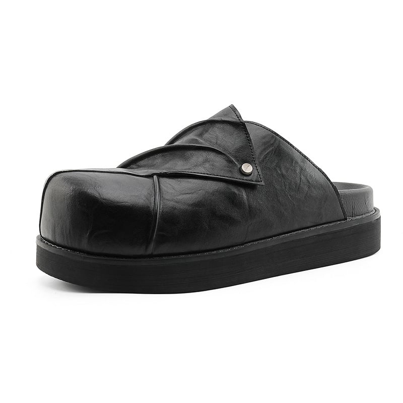 Muške papuče inspirirane Birkenstock, ručno izrađene, gumena potplata, ležerni stil