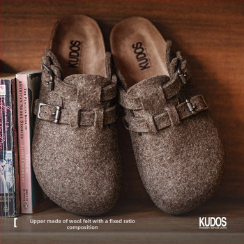 Muške mule od vunenog filca, EVA potplat, Slip-On, jesen 2024