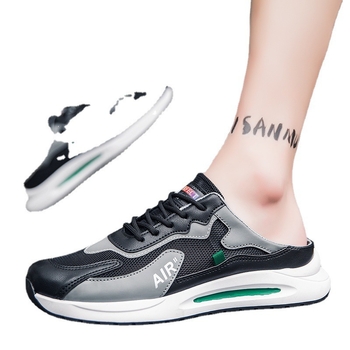 Muške sandale — ležerni stil, mrežasti gornji dio, gumeni potplat, tehnologija injekcije potplata, Baotou zatvarač