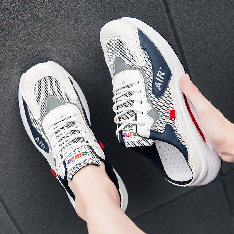 Muške sandale — ležerni stil, mrežasti gornji dio, gumeni potplat, tehnologija injekcije potplata, Baotou zatvarač