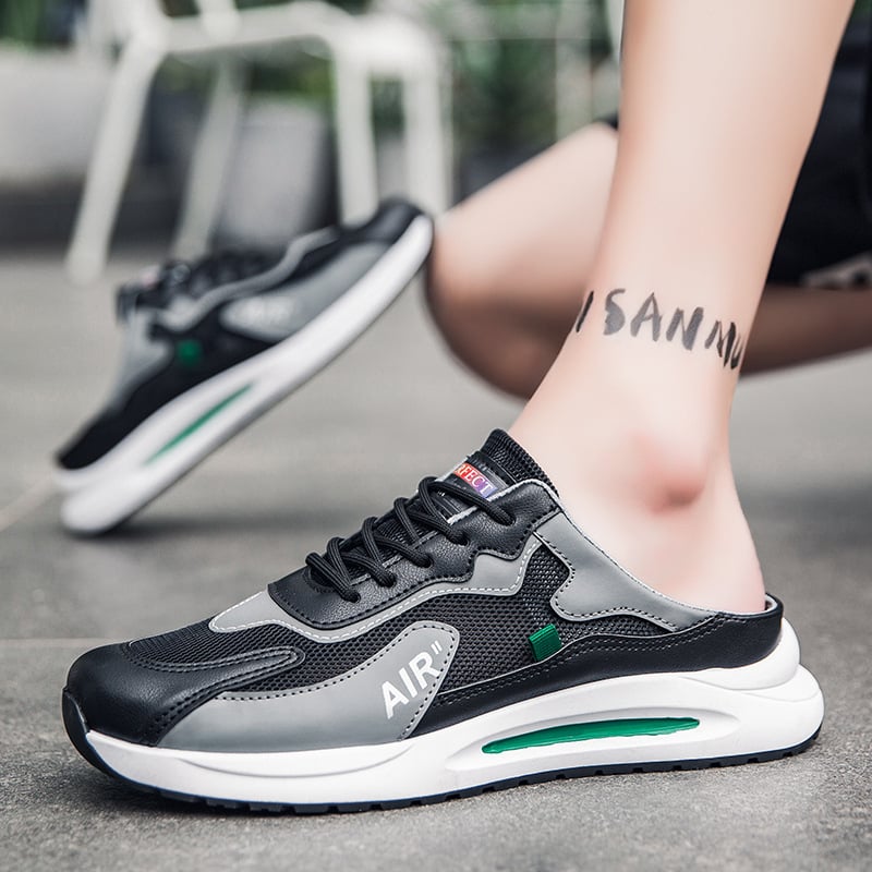 Muške sandale — ležerni stil, mrežasti gornji dio, gumeni potplat, tehnologija injekcije potplata, Baotou zatvarač