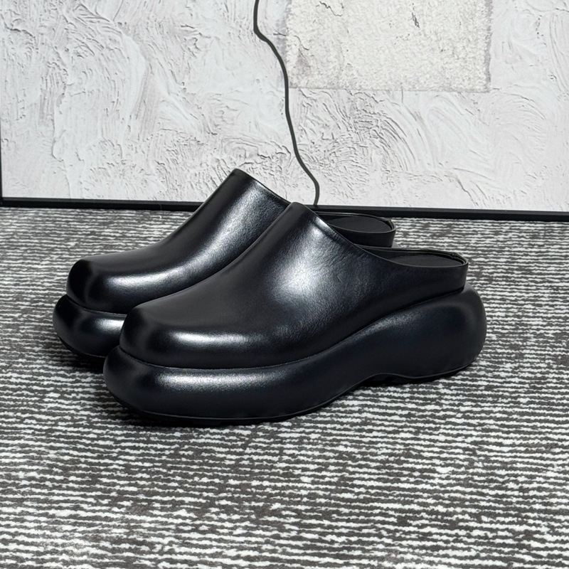 Muške kožne Derby cipele slip-on s 6 cm povećanjem visine, gornjište od kože prve klase, gumena potplata, prozračna