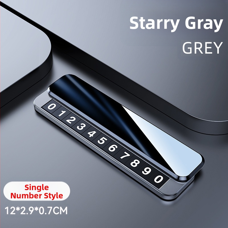 Dočasný znak pre parkovanie, tvar STOP, model V6, kovové telo, zliatinová základňa + zrkadlový PC, tlač loga k dispozícii