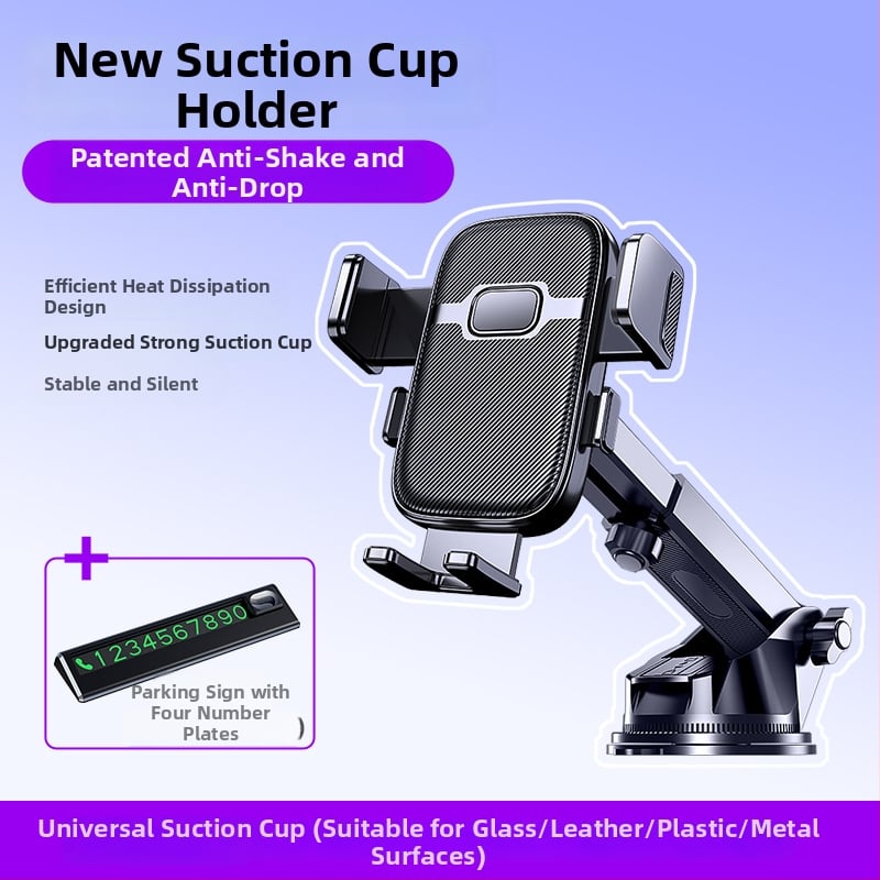 Mo jile автомобилен държач за телефон - Snap-on монтаж към въздушен отвор, Универсална съвместимост, Без захранване