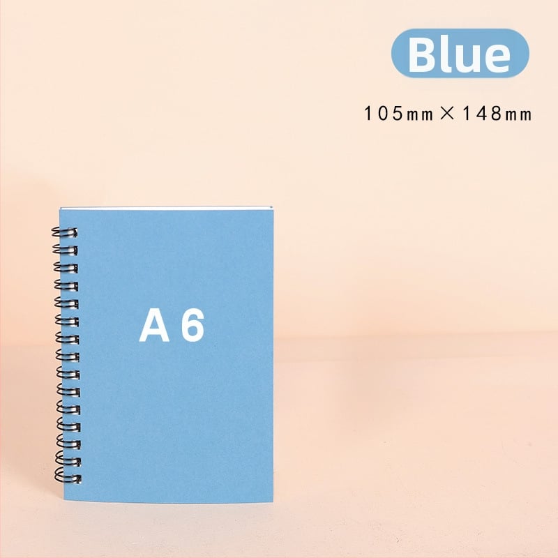 Σπιράλ σημειωματάριο από Kraft χαρτί, σειρά Kraft paper, 100 σελίδες, χαρτί 300 g/m², προσαρμοζόμενο