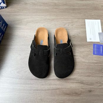 Muške Slip-On tenisice s otvorenim prstom, gornji dio od bivlje kože, EVA potplat, jesen 2023