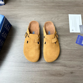 Muške Slip-On tenisice s otvorenim prstom, gornji dio od bivlje kože, EVA potplat, jesen 2023