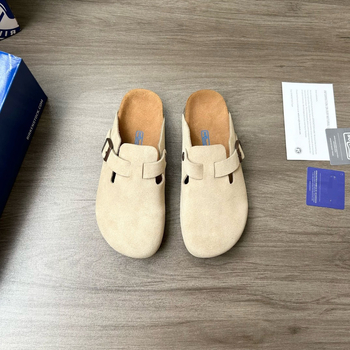 Muške Slip-On tenisice s otvorenim prstom, gornji dio od bivlje kože, EVA potplat, jesen 2023