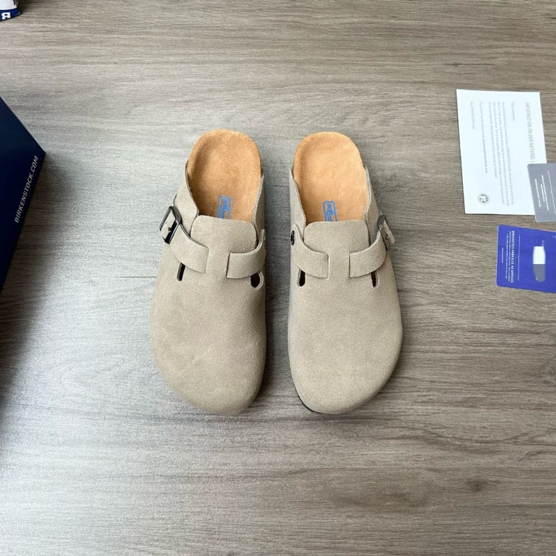 Muške Slip-On tenisice s otvorenim prstom, gornji dio od bivlje kože, EVA potplat, jesen 2023