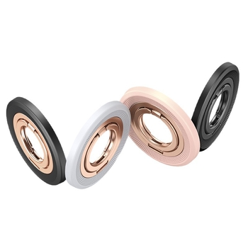 Θήκη-στήριγμα για κινητό με περιστροφή 360° · κατασκευή από PC και κράμα αλουμινίου, με δυνατότητα προσαρμογής