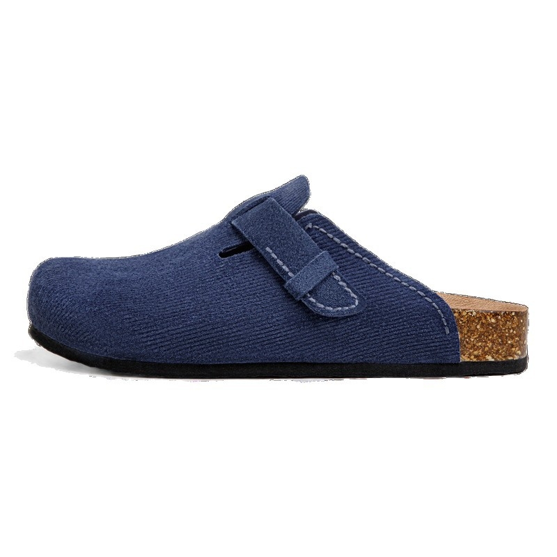 Muške Toe-Drag Mule cipele – casual Slip-On s EVA đonom, gornji dio od kravljeg velura, podesiva kopča