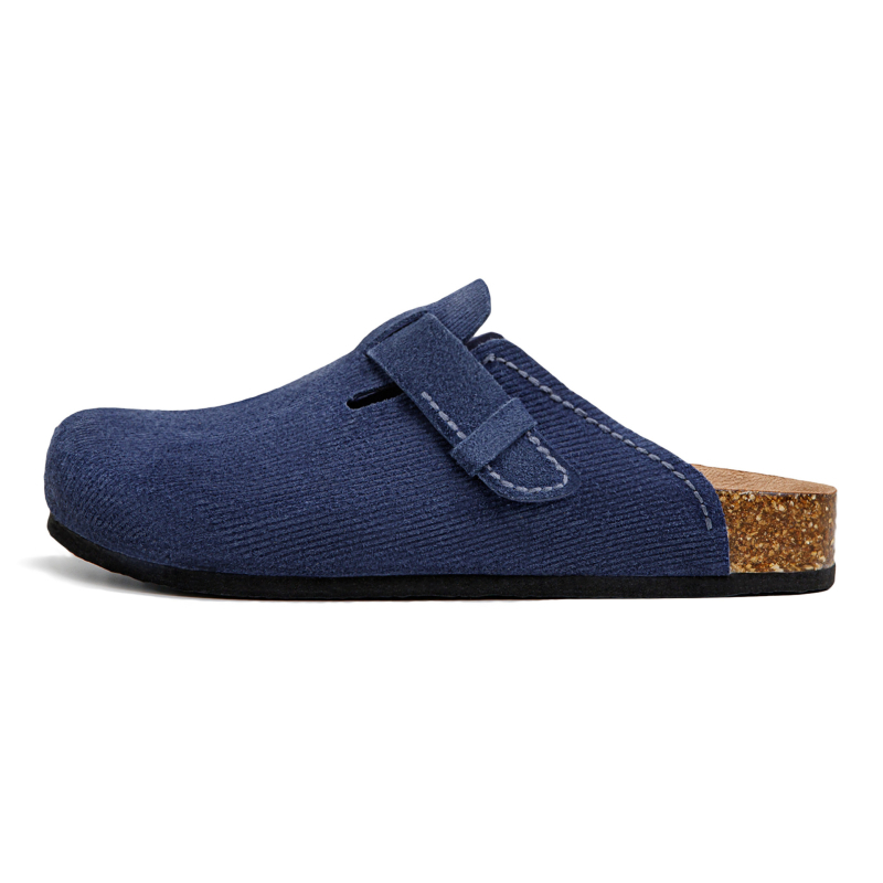 Muške Toe-Drag Mule cipele – casual Slip-On s EVA đonom, gornji dio od kravljeg velura, podesiva kopča