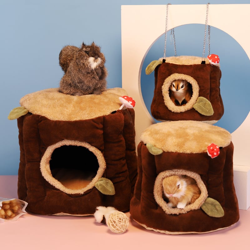 Hamsterovo pamukasto gnijezdo s mogućnošću vješanja - za jesen i zimu, materijal: Drugo