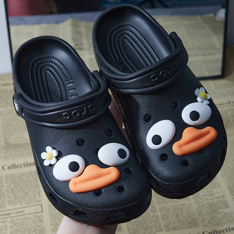 Dekor za cipele s rupama (Crocs stil) – slatko karikaturalno lice, DIY odvojiva kopča, model 1-030, pogodna za sandale i papuče