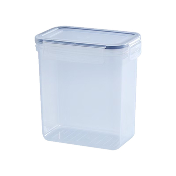 Prozirni plastični četvrtasti spremnik za pohranu, 1–2 L, moderni minimalistički stil