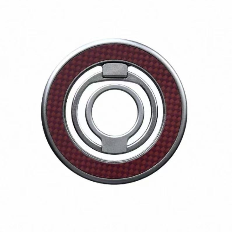 Suport MagSafe pentru telefon pentru birou, cu inel magnetic, rotire la 360°, construcție metalică