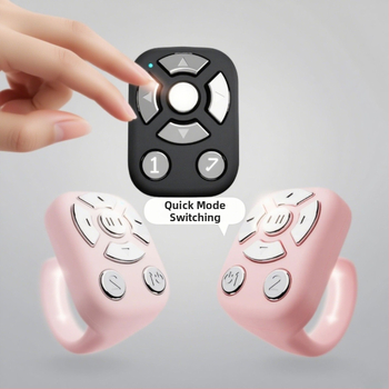 J6PRO Bezdrôtový kruhový ovládač pre selfie so zoomom, Bluetooth, dosah 10 m, Type-C rozhranie, 40mAh batéria