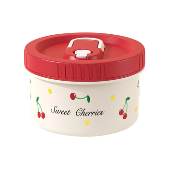 Δοχείο μεσημεριανού από ανοξείδωτο χάλυβα 316 με μόνωση και καπάκι, ασφαλές για φούρνο μικροκυμάτων, στρογγυλό, χωρητικότητα 301–800 ml