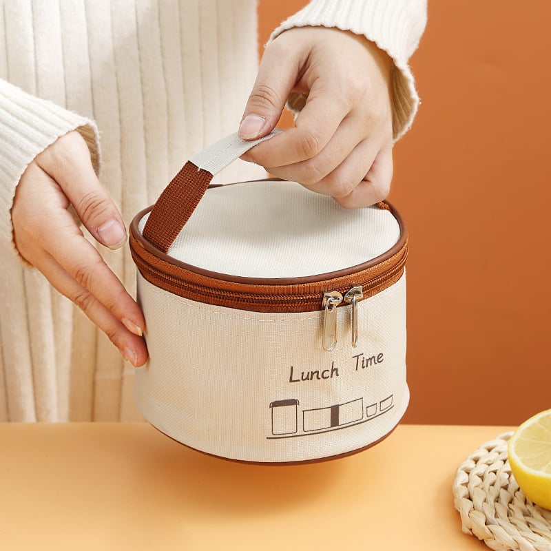 Δοχείο μεσημεριανού από ανοξείδωτο χάλυβα 316 με μόνωση και καπάκι, ασφαλές για φούρνο μικροκυμάτων, στρογγυλό, χωρητικότητα 301–800 ml