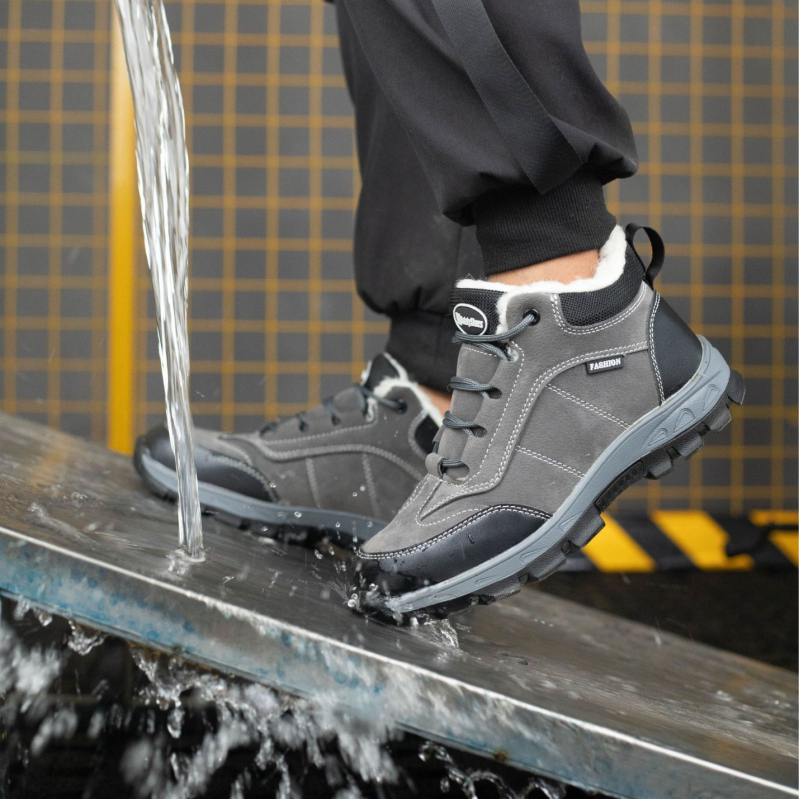 Мъжки обувки за безопасност: ударо- и пробивоустойчиви, топли, със стоманено носче, планински работни обувки за заваръчни обекти, издръжливи