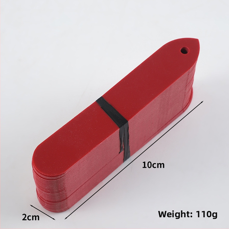 PVC plastične oznake za sukulentne biljke, oznake tla s rupama, 10×2 cm, vodootporne vrtne oznake