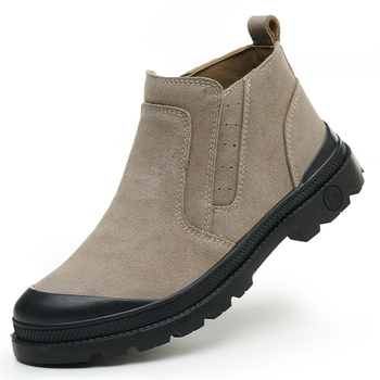 Защитни обувки за заваряване със стоманен носник, защита срещу удари, защита срещу пробив, висока температура, защита срещу пръски и искри