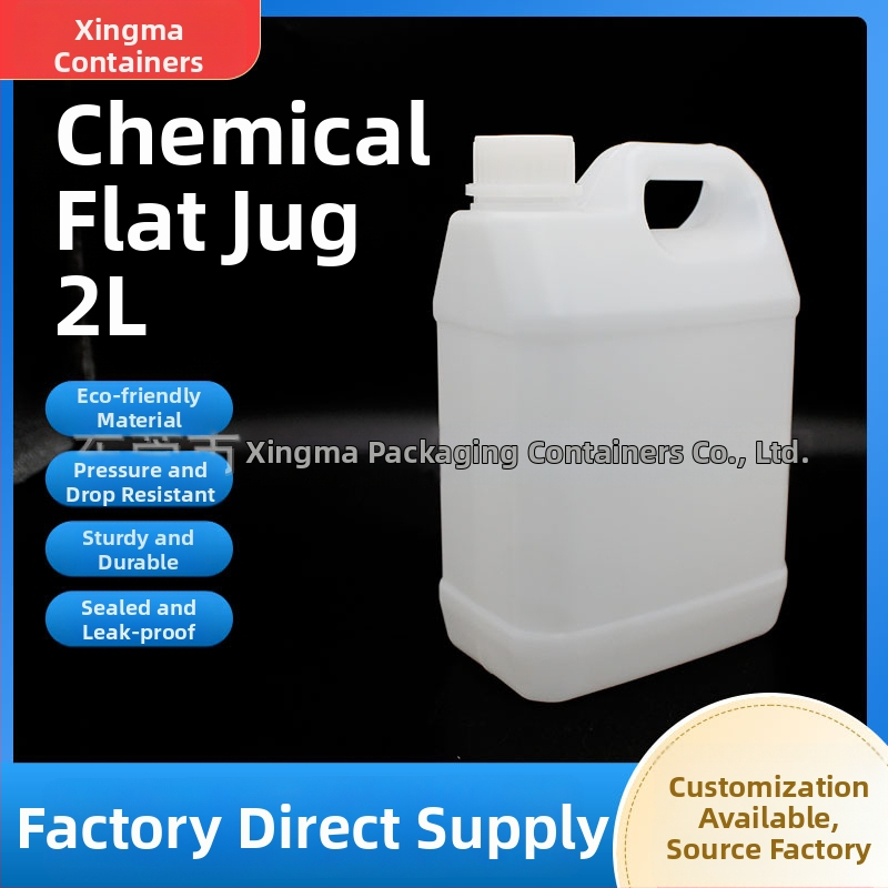 HDPE négyszögletes vegyi tartályok – vastagított falak, korróziónak ellenálló, kapacitások 1–6 L és 10 L