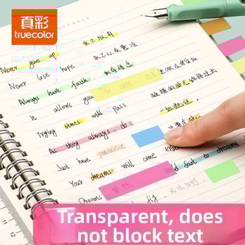 Indexové nálepky a priehľadné zapisovateľné štítky, samolepiace, 100 kusov; Značka: Truecolor; Samolepiace; 100 kusov; Priehľadné; Písateľné