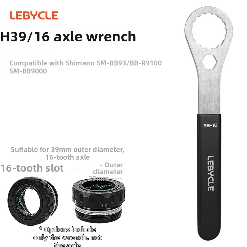 Lebycle nerezová oceľ integrovaný prevodník BB kľúč T47