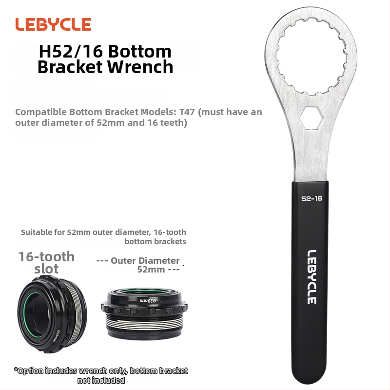 Lebycle nerezová oceľ integrovaný prevodník BB kľúč T47