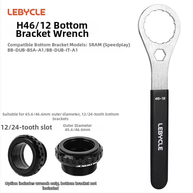 Lebycle nerezová oceľ integrovaný prevodník BB kľúč T47