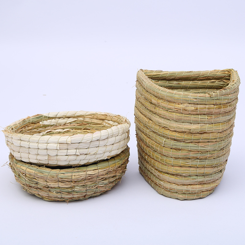 Cuib de paie pentru hamsteri — material: paie; destinat hamsterilor; fără import